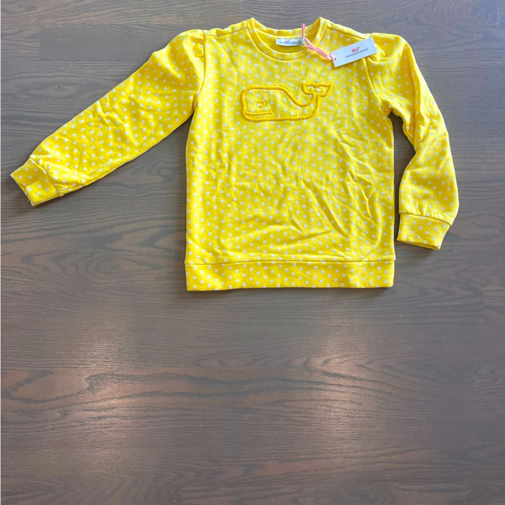 NWT Kids Large Vineyards Vine yellow sweater